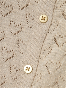 NAME IT Glimmer Cardigan Riglitter Frosted Almond